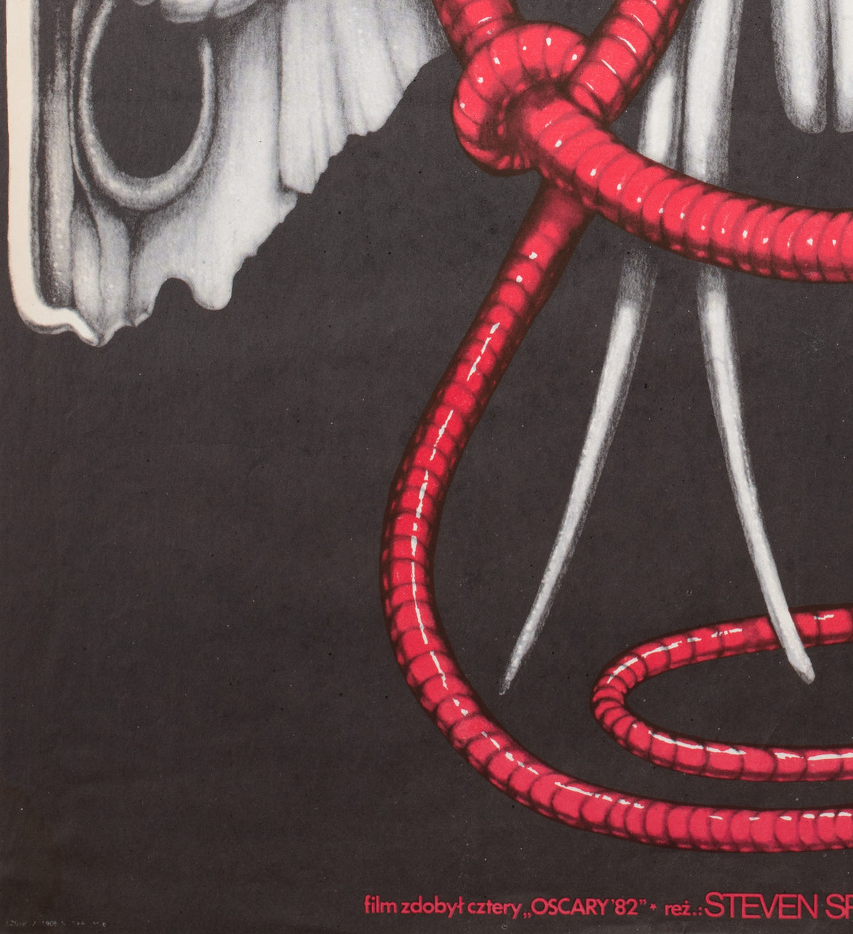 Raiders of the Lost Ark 1983 Polish B1 Film Poster, Erol - detail