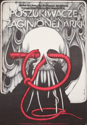 Raiders of the Lost Ark 1983 Polish B1 Film Poster, Erol