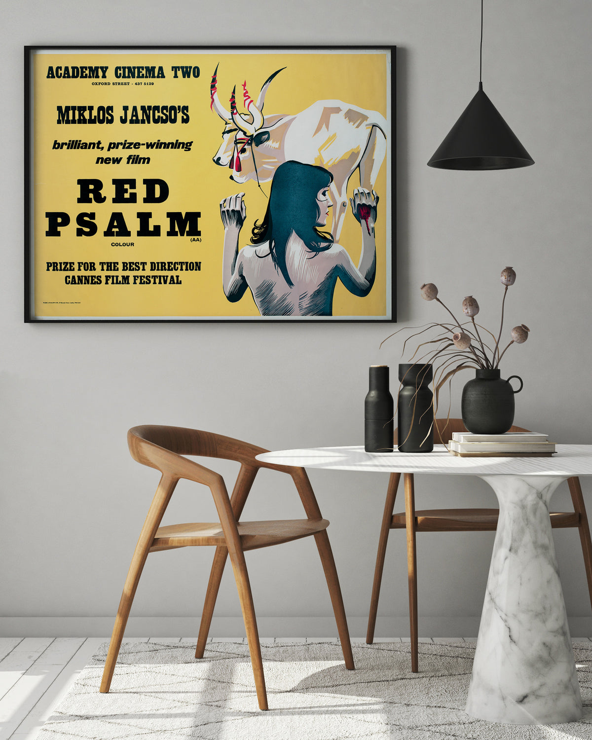 Red Psalm 1973 Academy Cinema UK Quad Film Poster, Strausfeld