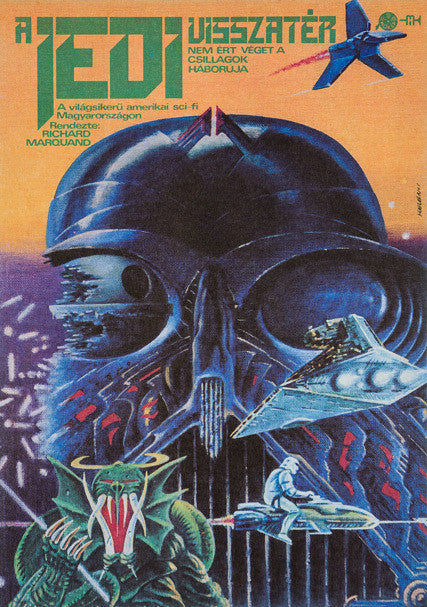 Original 1984 Return of the Jedi Hungarian Tram film movie poster