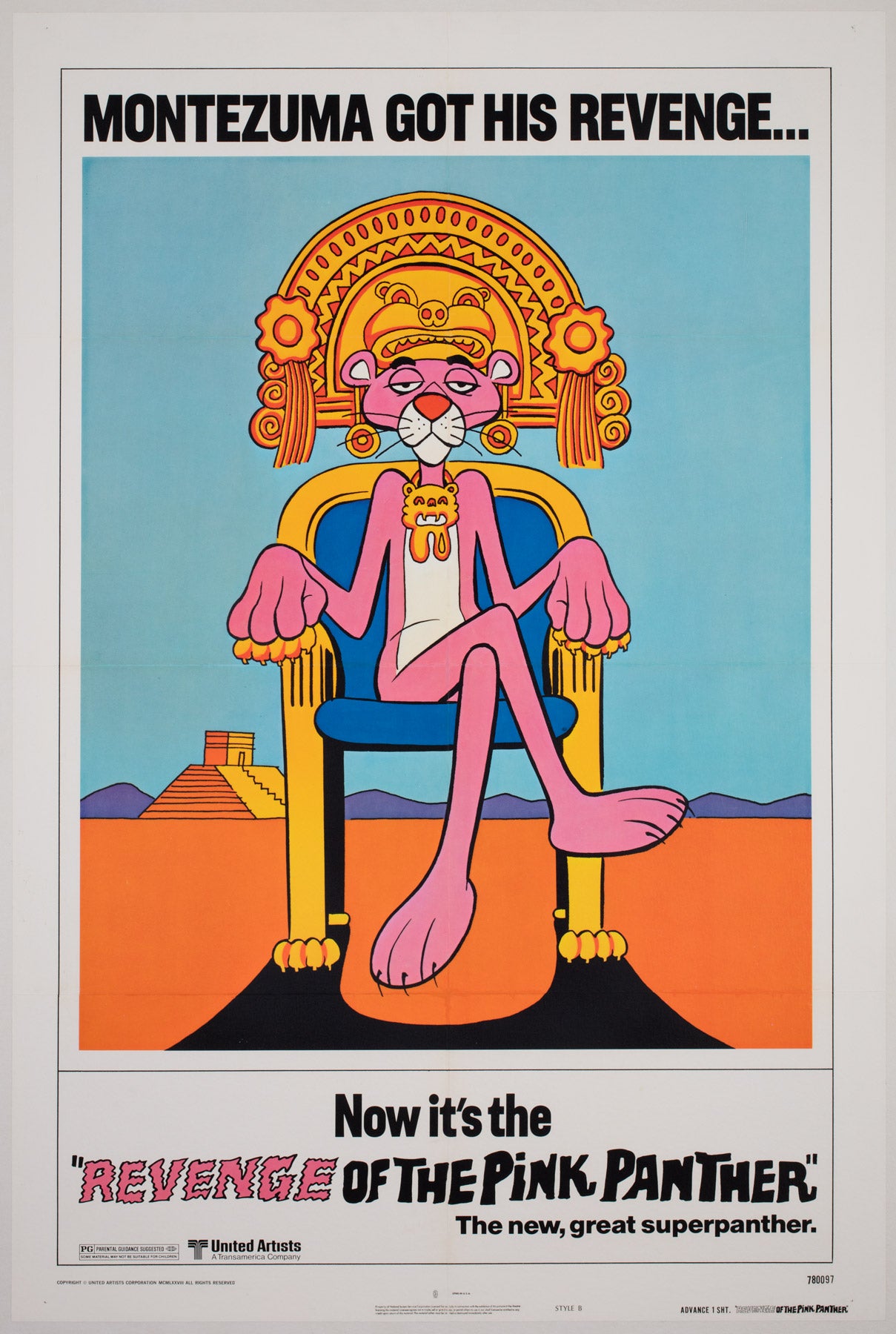 Revenge of the Pink Panther 1978 US 1 Sheet Advance Style B Film Poster 