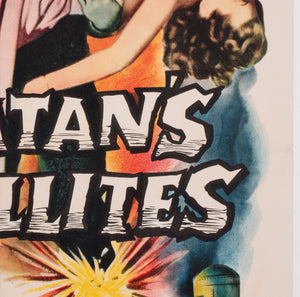 Satan's Satellites 1958 US 1 Sheet Film Movie Poster - detail