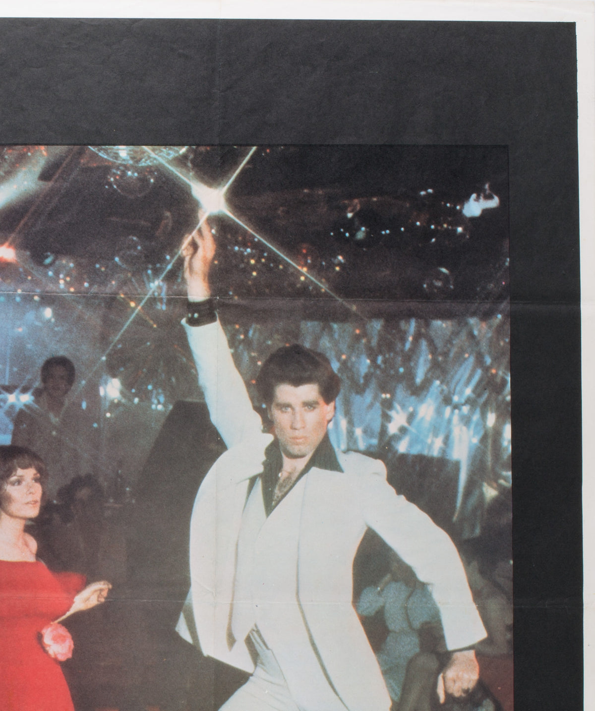 Saturday Night Fever 1977 UK Quad Film Poster - detail 3