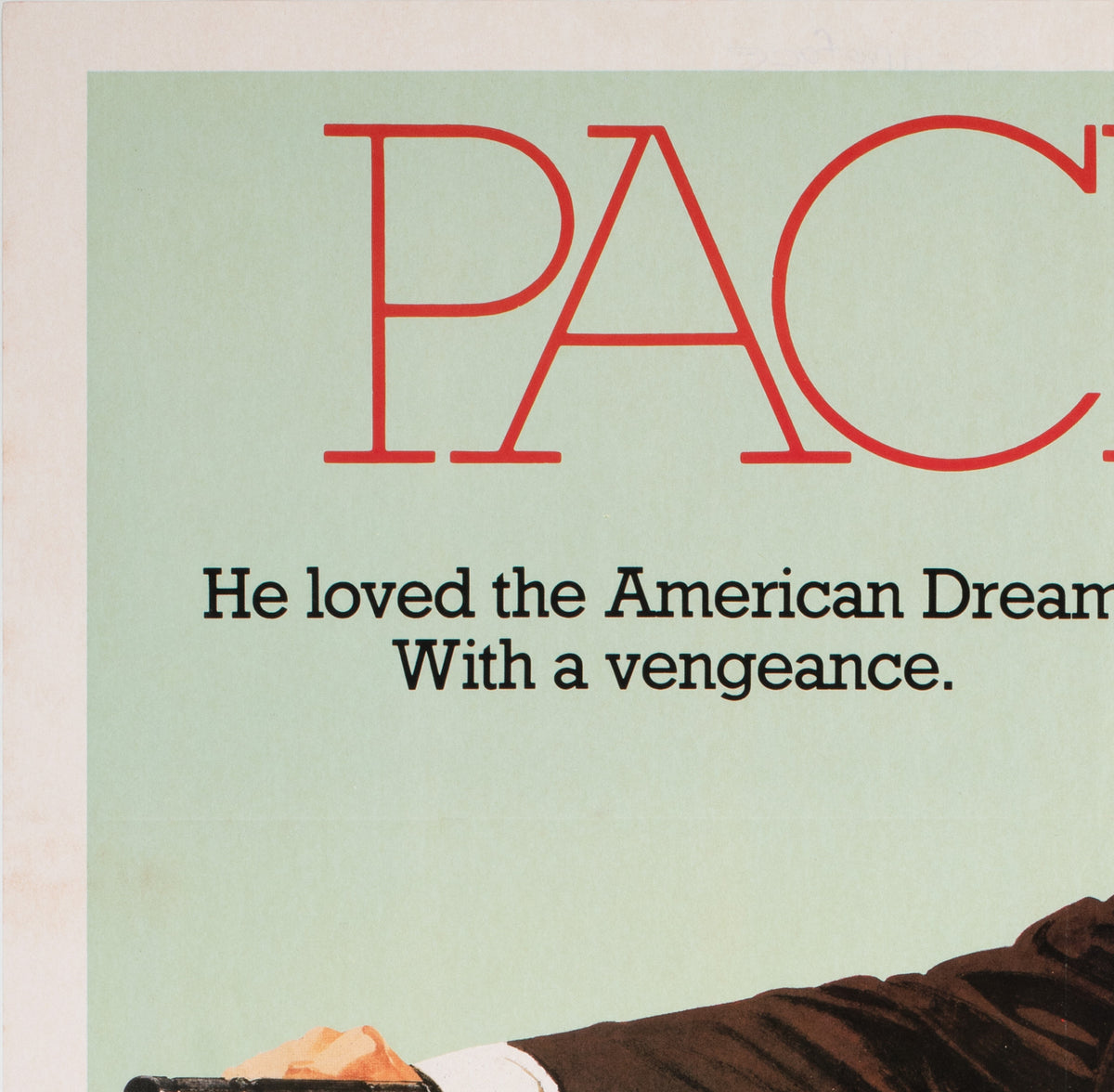 Scarface 1983 Australian 1 Sheet Film Movie Poster - detail