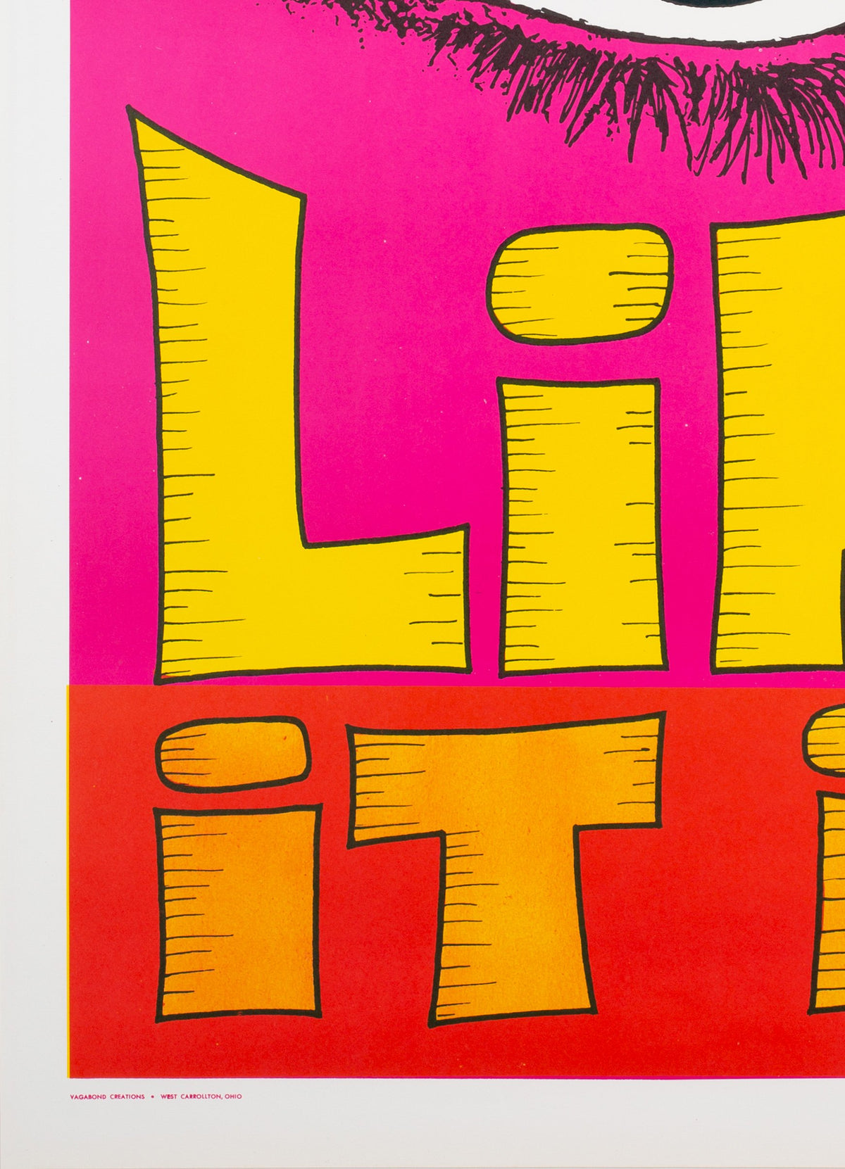 See It Like It Is 1970s American Political/Protest Poster, Reese James - detail