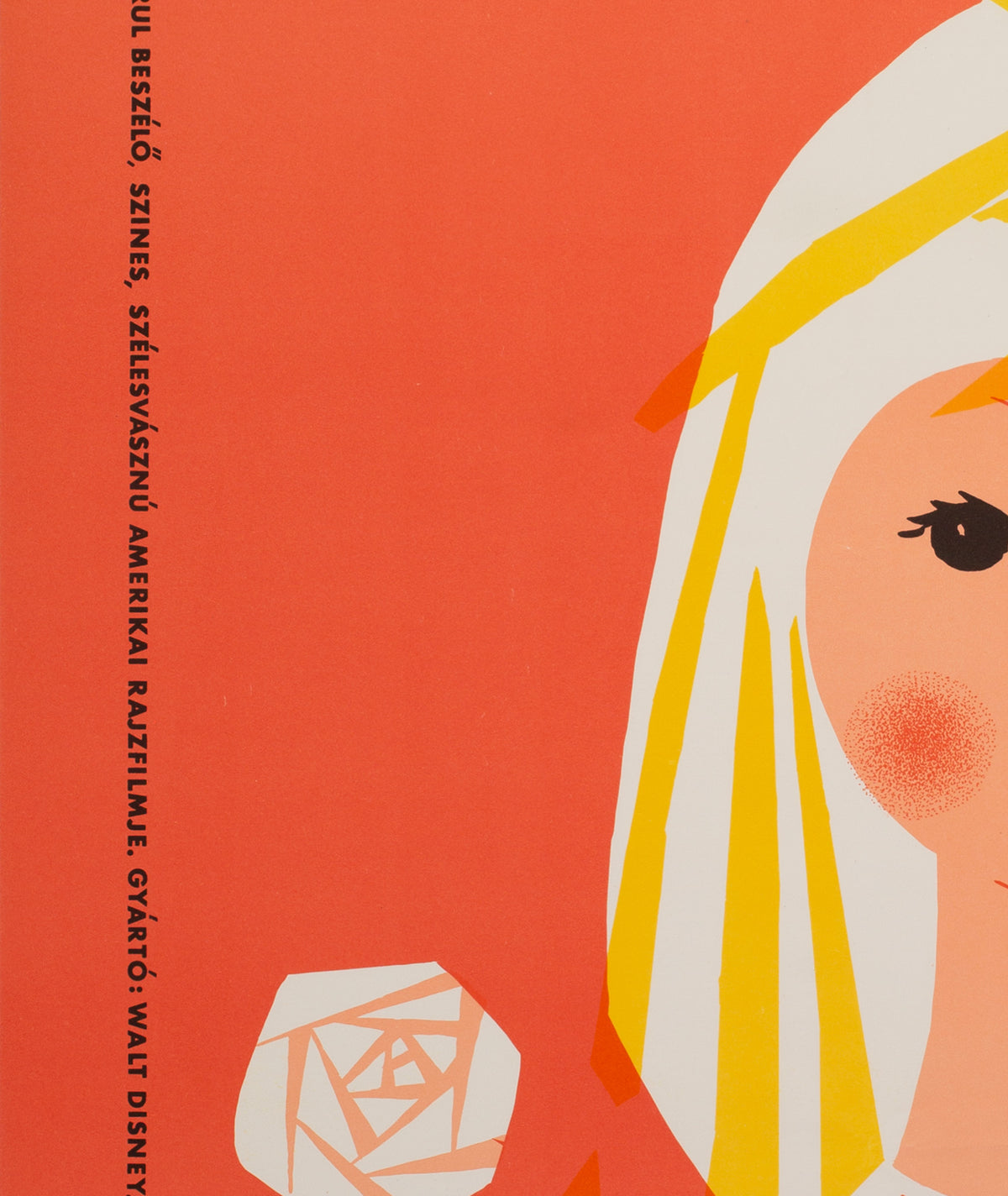 Sleeping Beauty 1965 Hungarian Film Poster, Soti - detail