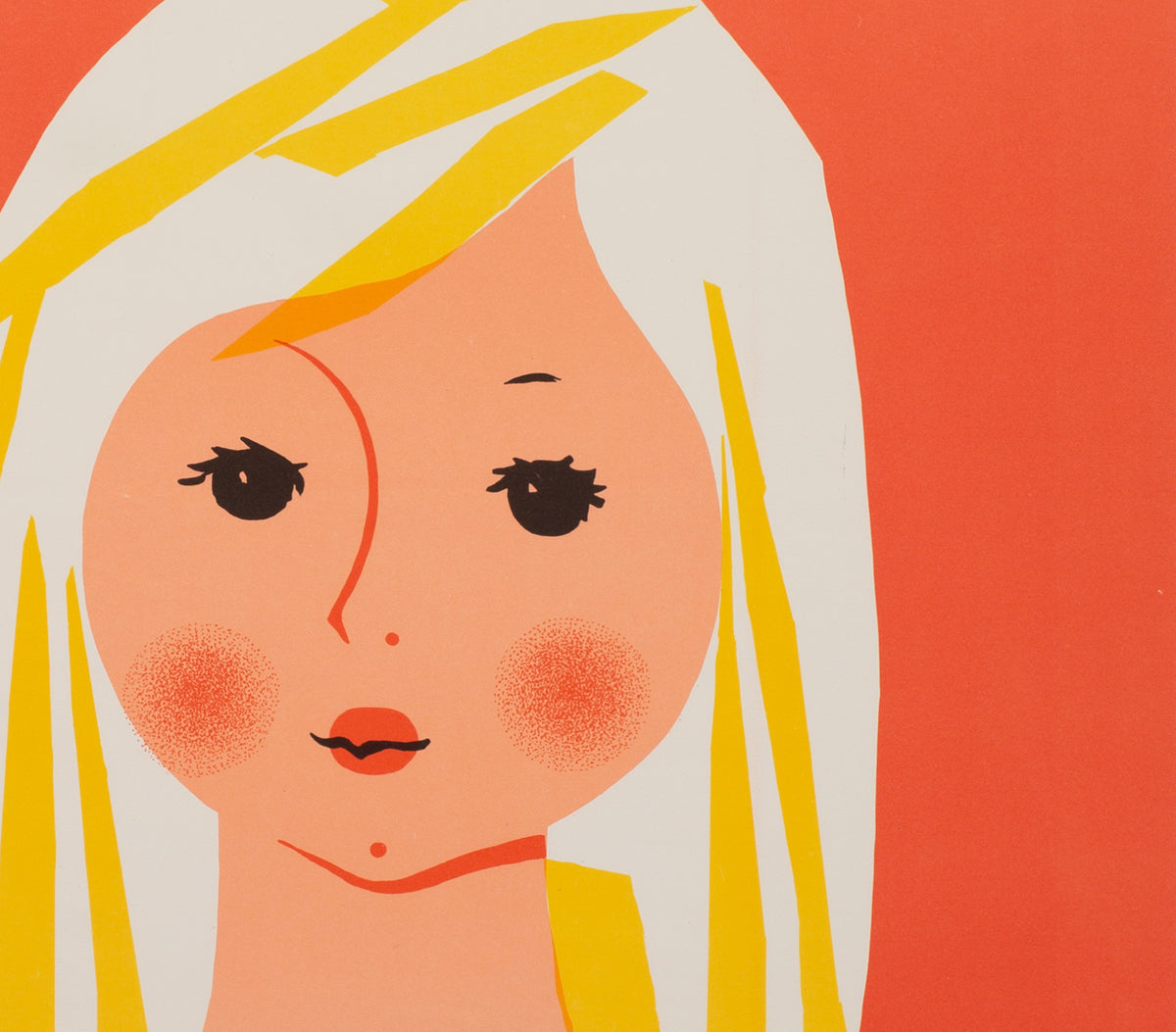 Sleeping Beauty 1965 Hungarian Film Poster, Soti - detail