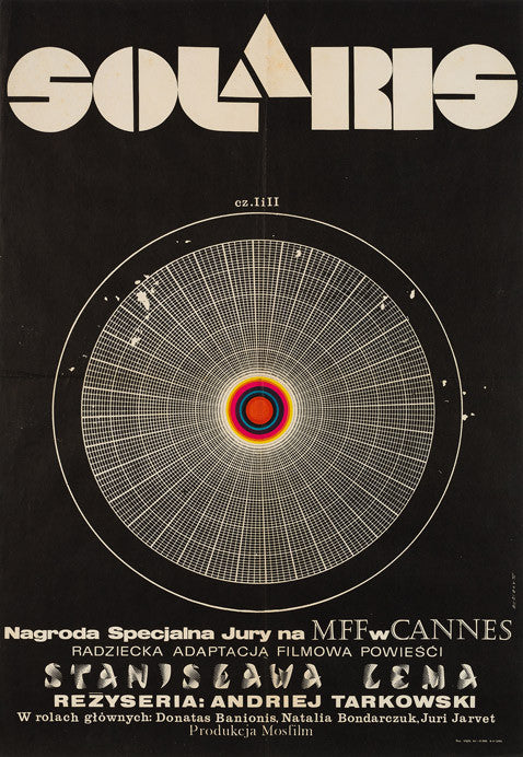 Solaris 1972 Polish A1 Film Poster, Bertrandt