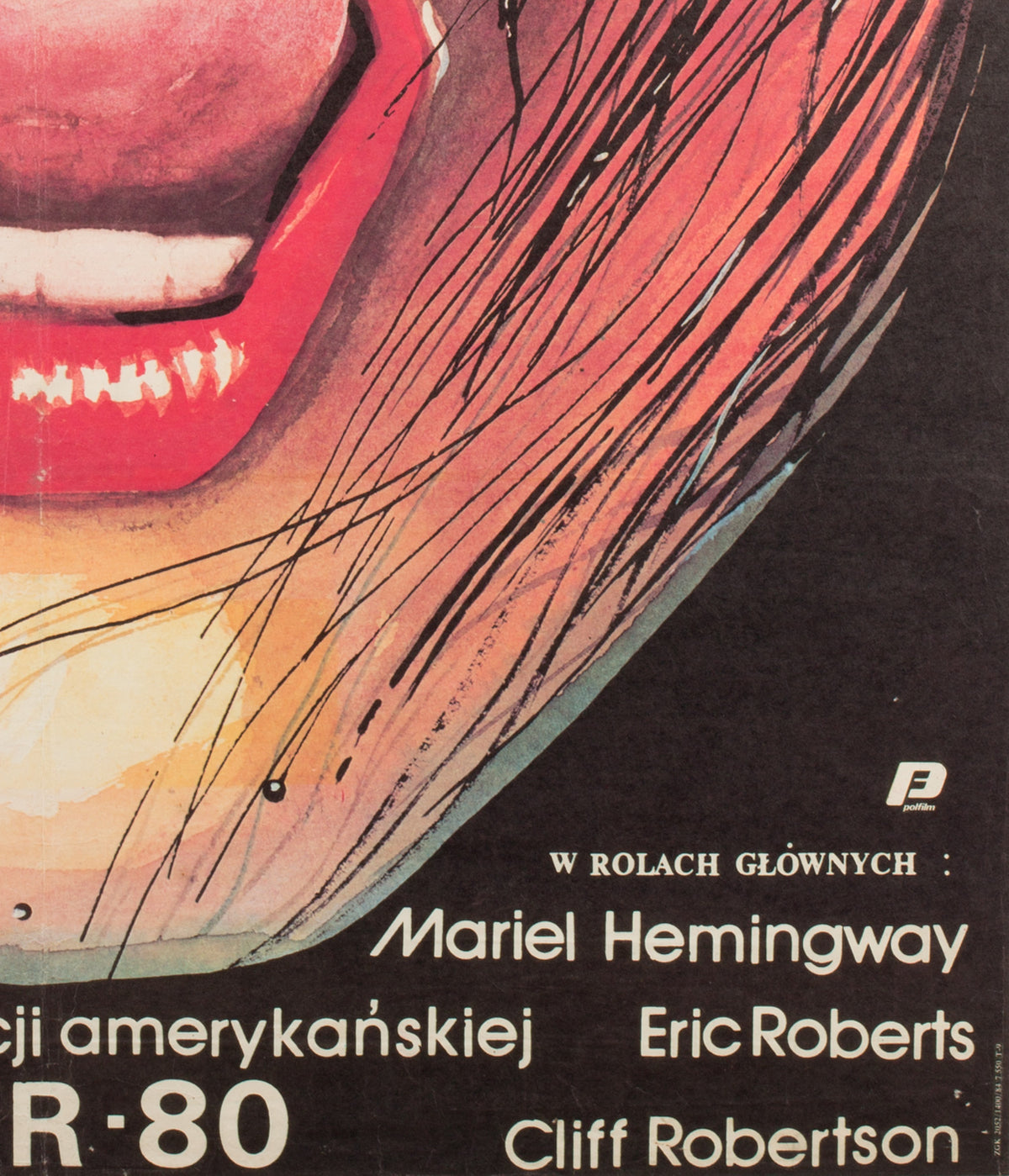Star 80 1984 Polish Film Movie Poster - detail