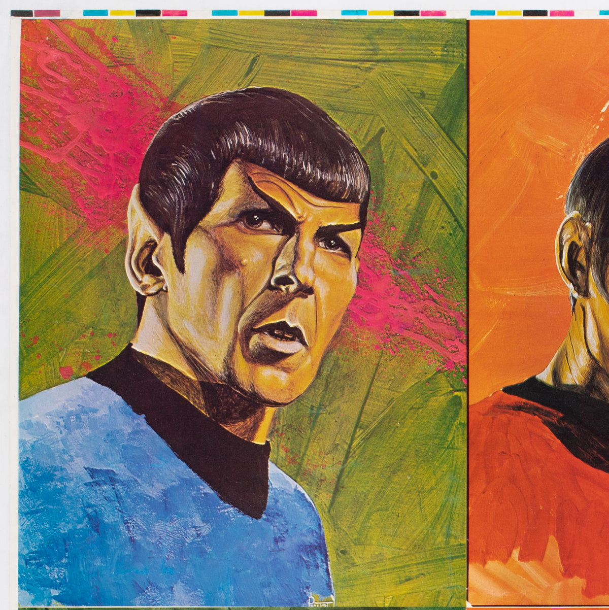 Star Trek 1970s US Printers Proof Poster, Andrew Probert - detail