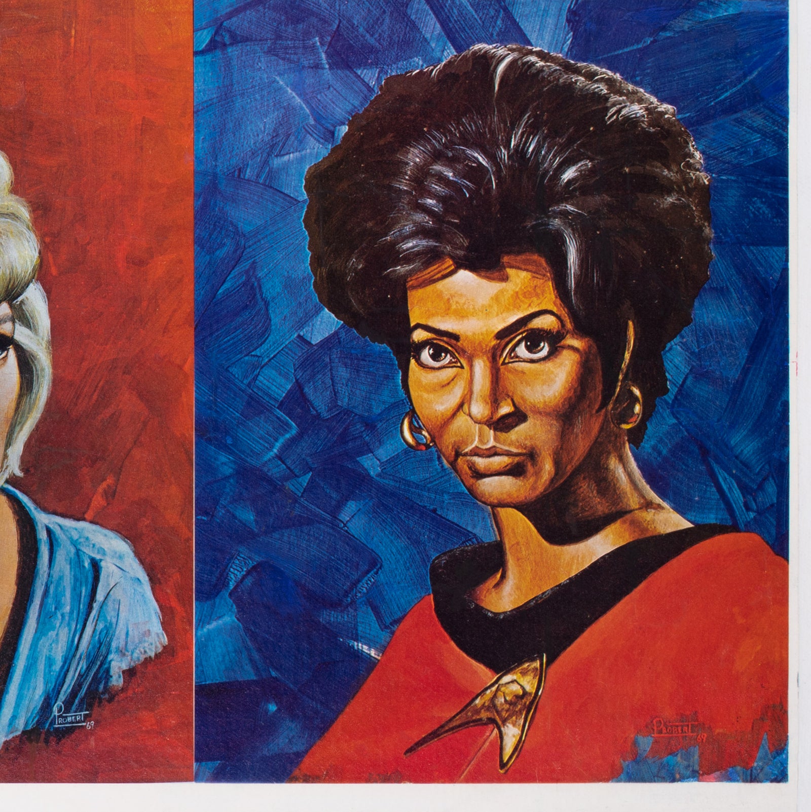Star Trek 1970s US Printers Proof Poster, Andrew Probert - detail