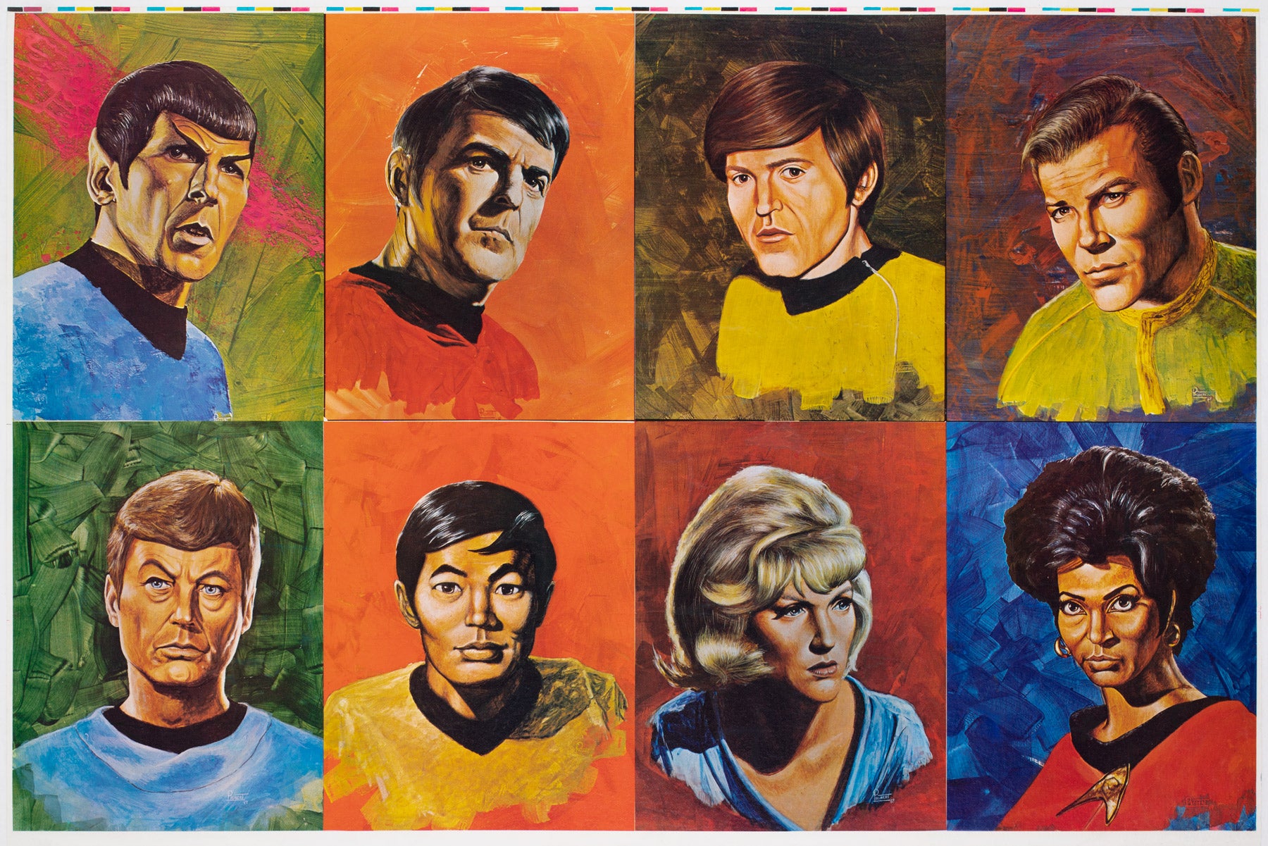 Proof Poster Star Trek 1970s US Printer's Proof Poster, Andrew Probert - Orson & Welles