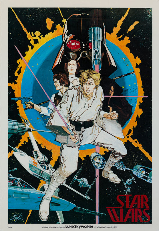 Star Wars 1976 Chaykin US original film movie poster
