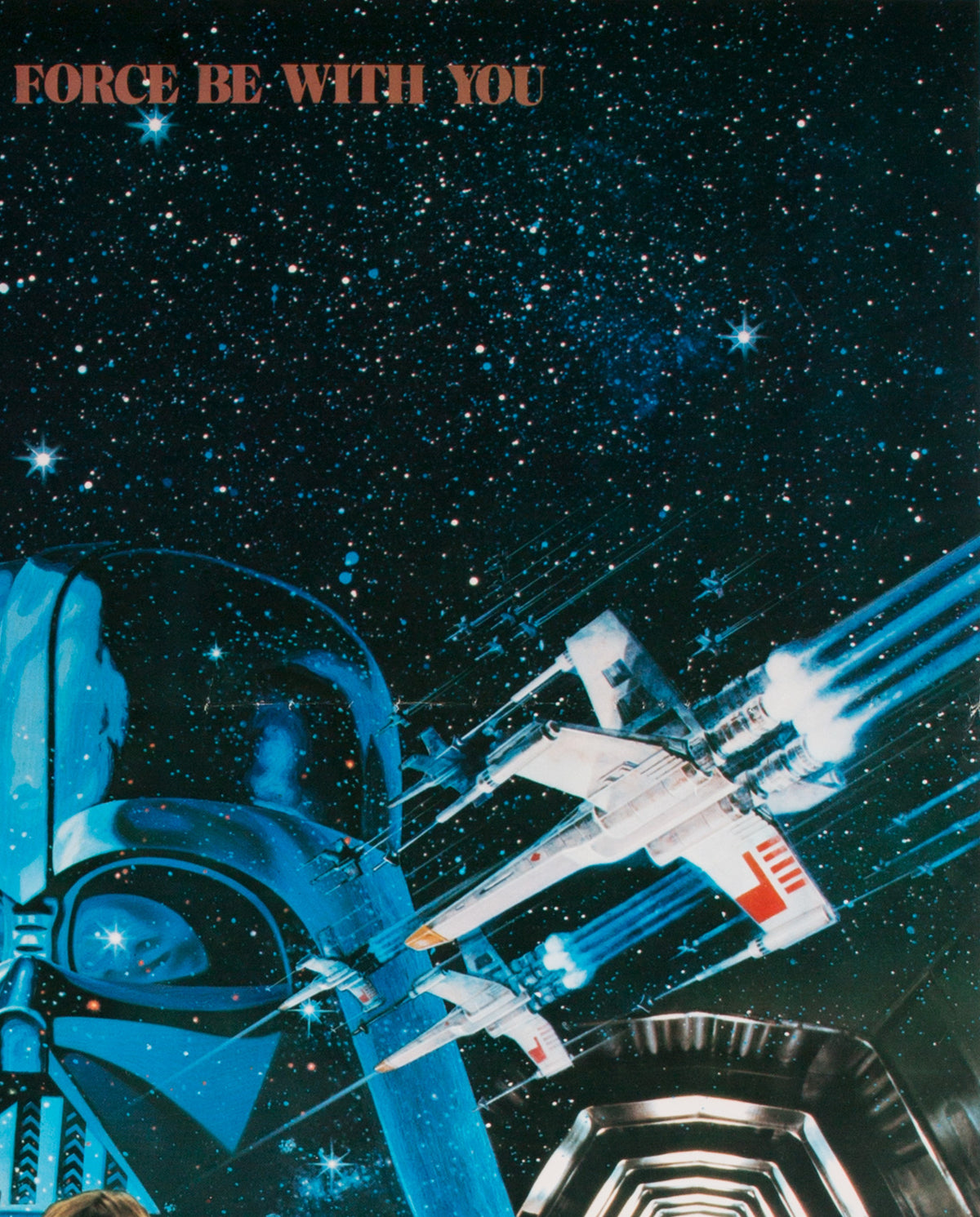 Star Wars 1978 Japanese B2 Film Poster - detail