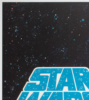 Star Wars 1977 UK Quad Film Movie Poster, Greg and Tim Hildebrandt - detail