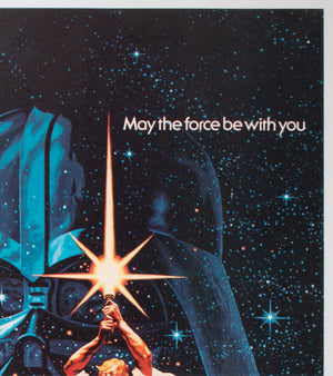 Star Wars 1977 UK Quad Film Movie Poster, Greg and Tim Hildebrandt - detail