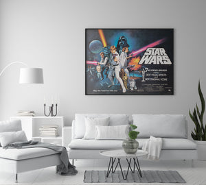 Star Wars 1977 UK Quad Style C Oscars Film Movie Poster Chantrell