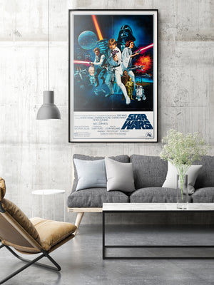 Star Wars 1977 US International Style C Film Movie Poster, Chantrell