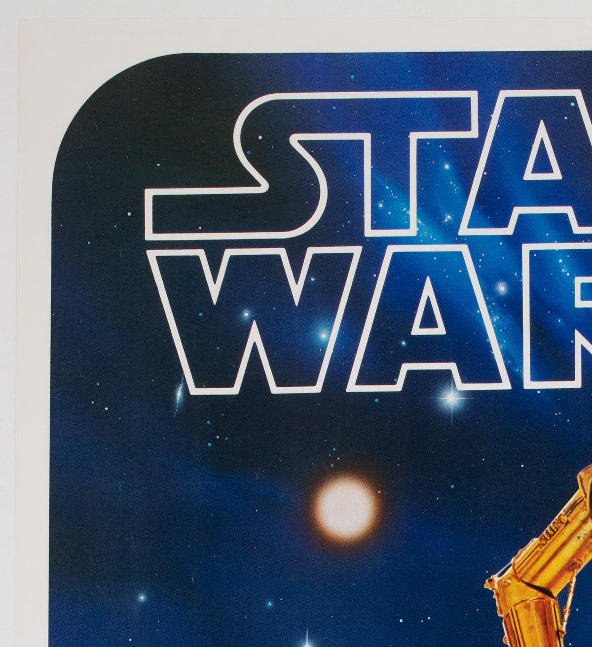 Star Wars 1977 Vintage Factor Inc Commercial Poster - detail