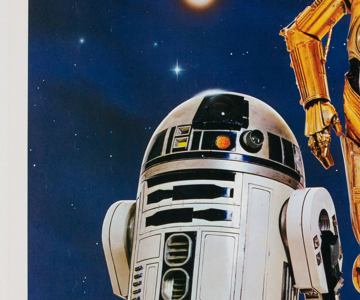 Star Wars 1977 Vintage Factor Inc Commercial Poster - detail