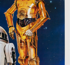 Star Wars 1977 Vintage Factor Inc Commercial Poster - detail