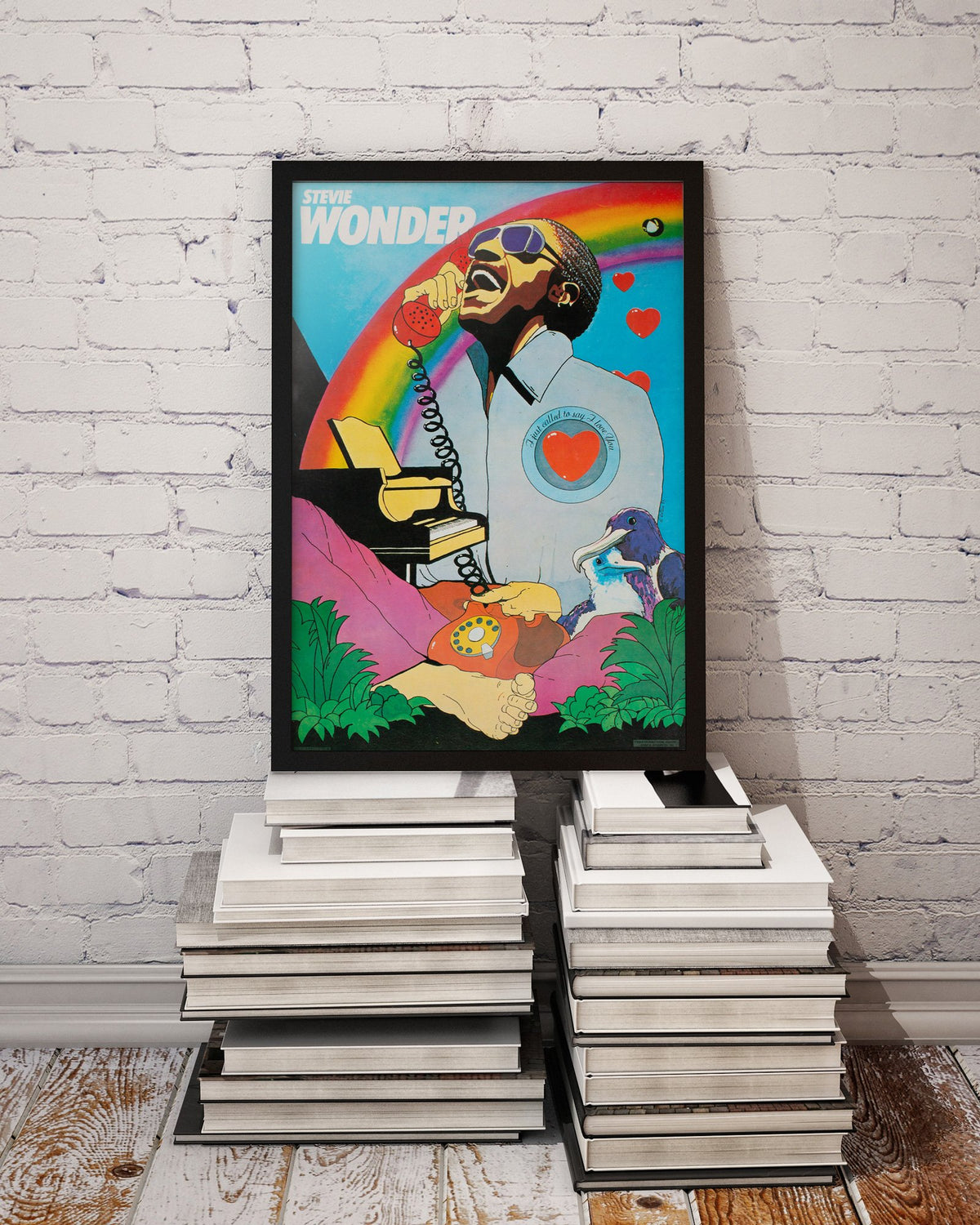 Stevie Wonder I Just Called To Say I Love You 1985 Polish Music Poster, Kalkus