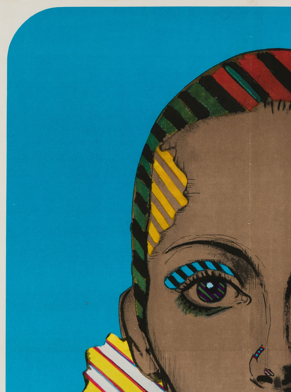 Baisers Volés Stolen Kisses Czech A1 original film movie poster Machalek - detail