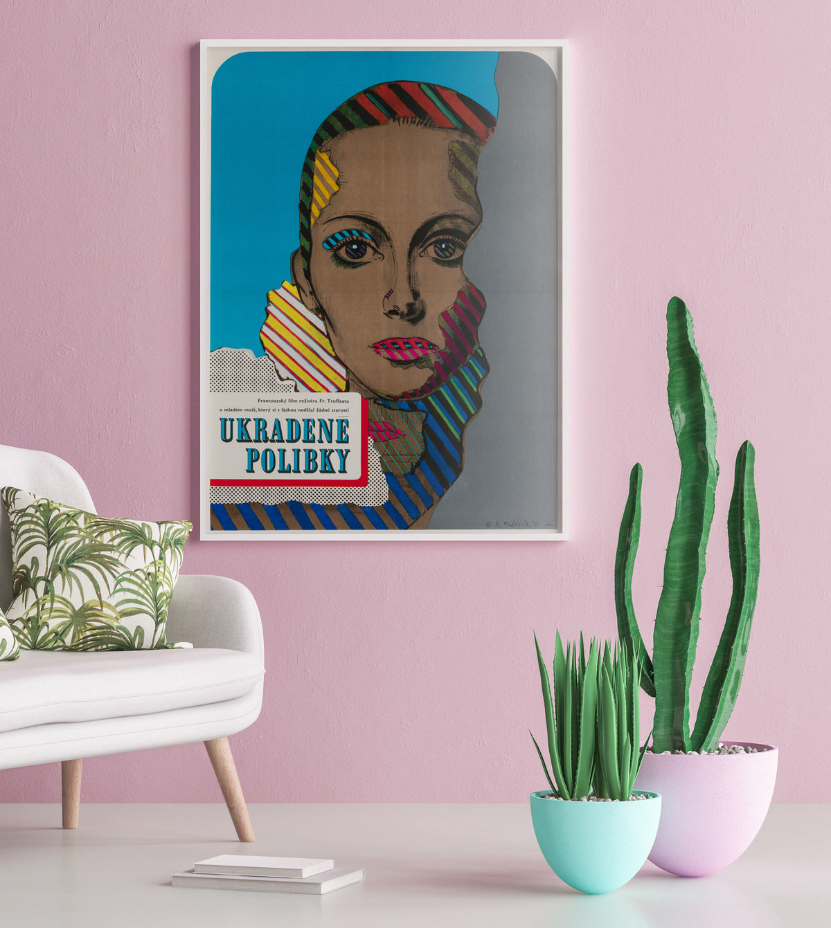 Baisers Volés Stolen Kisses Czech A1 original film movie poster Machalek