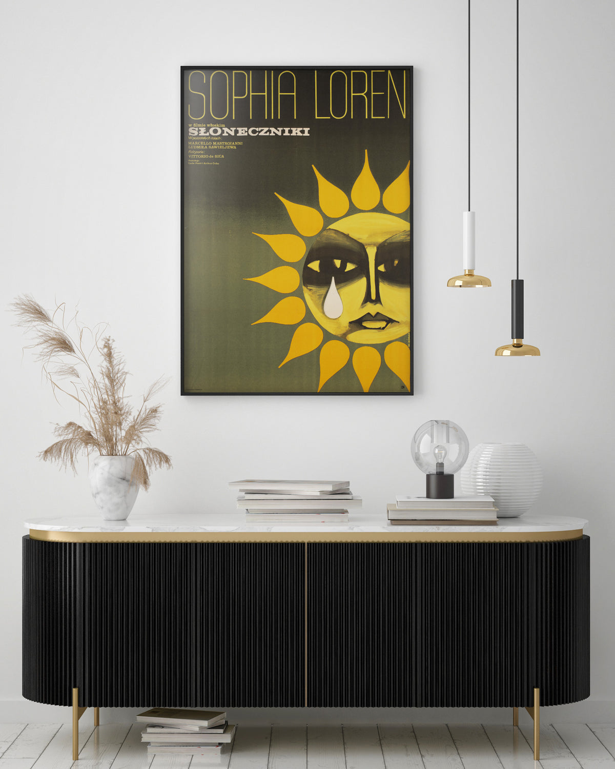 Sunflower 1971 Polish A1 Film Movie Poster, Wiktor Gorka