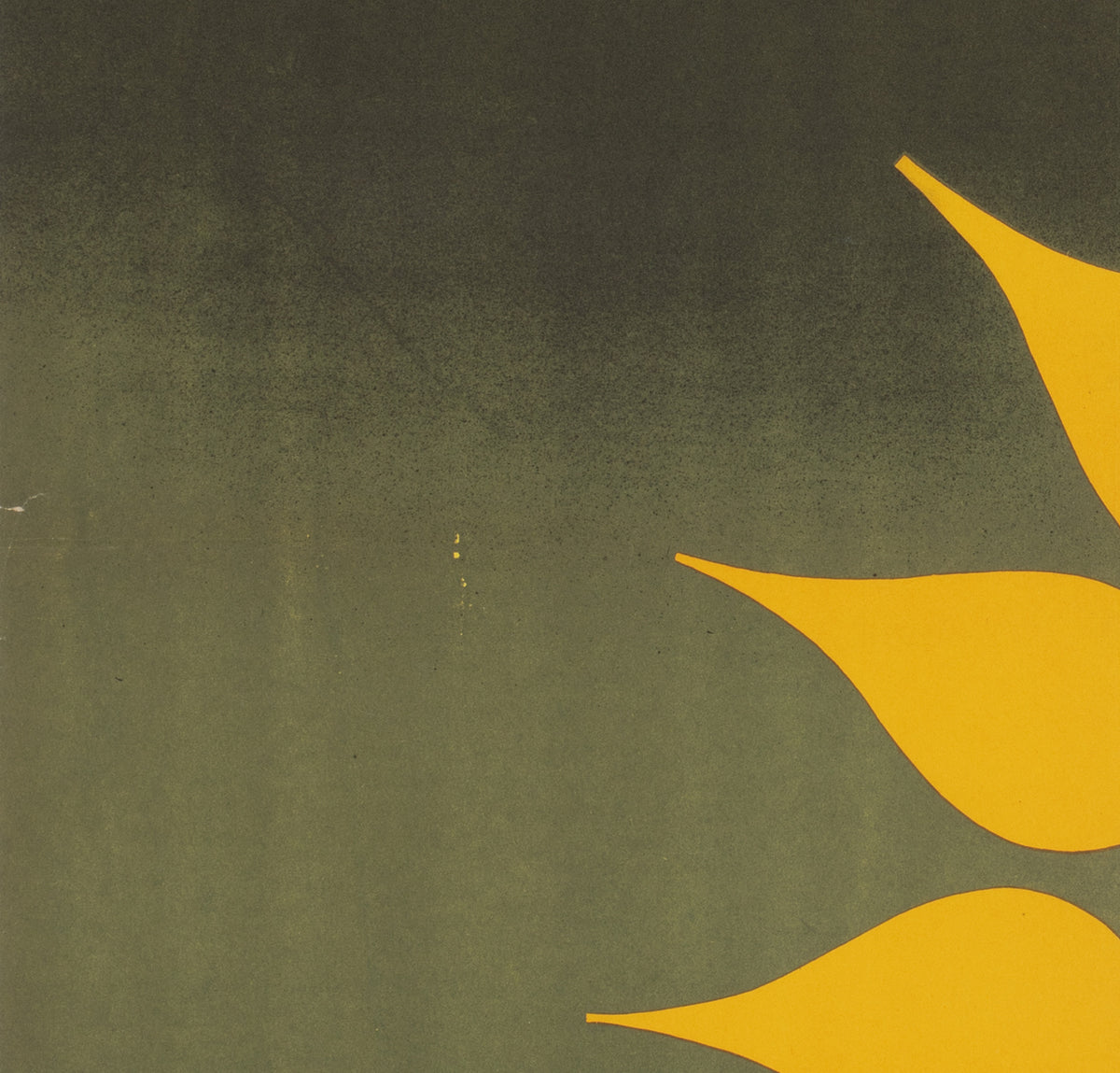 Sunflower 1971 Polish A1 Film Movie Poster, Wiktor Gorka - detail