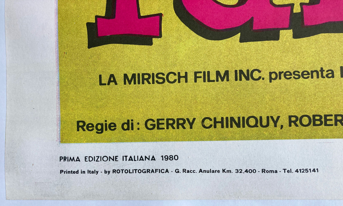 Super Festival of the Pink Panther 1970s Italian 2 Foglio - detail