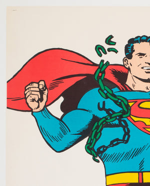 Superman Vintage 1966 US Poster - detailed