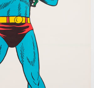 Superman Vintage 1966 US Poster - detailed