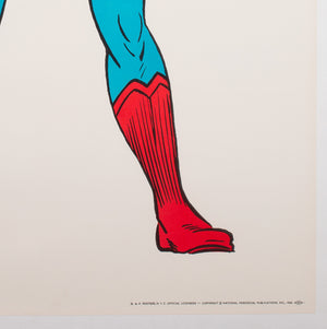 Superman Vintage 1966 US Poster - detailed