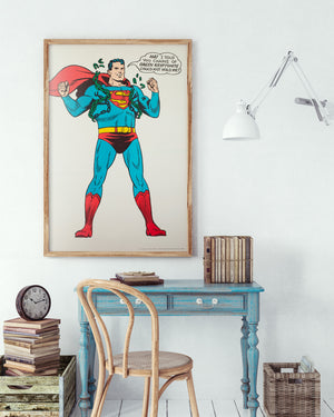 Superman Vintage 1966 US Poster