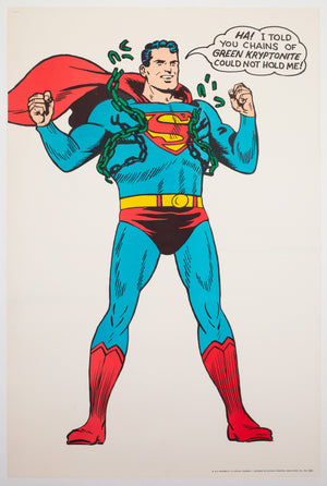Superman Vintage 1966 US Poster