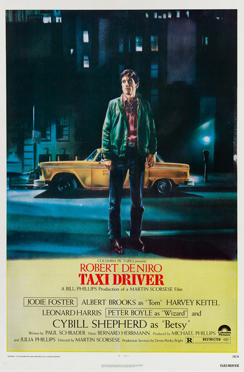 Taxi Driver original film movie poster