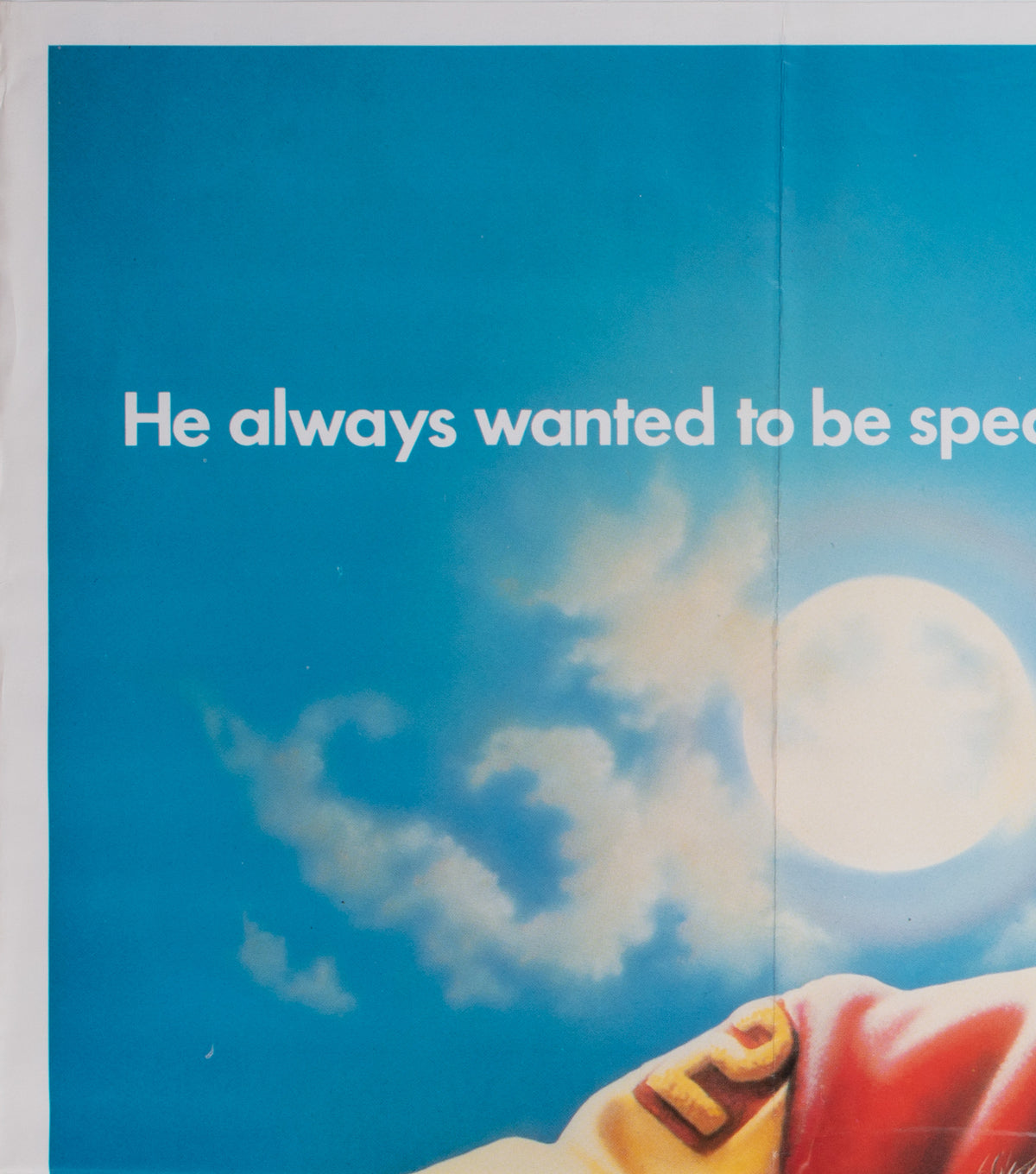 Teen Wolf 1985 UK Quad Film Movie Poster, Cowell - detail