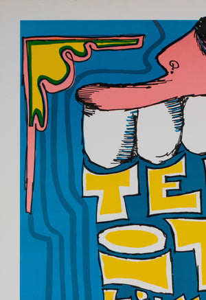 Tell It Like It Is 1970s American Political/Protest Poster, Ape - detail
