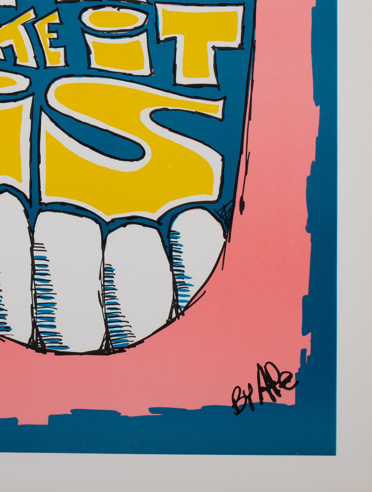 Tell It Like It Is 1970s American Political/Protest Poster, Ape - detail