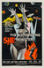 The Astounding She Monster 1958 original US 1 sheet film movie poster