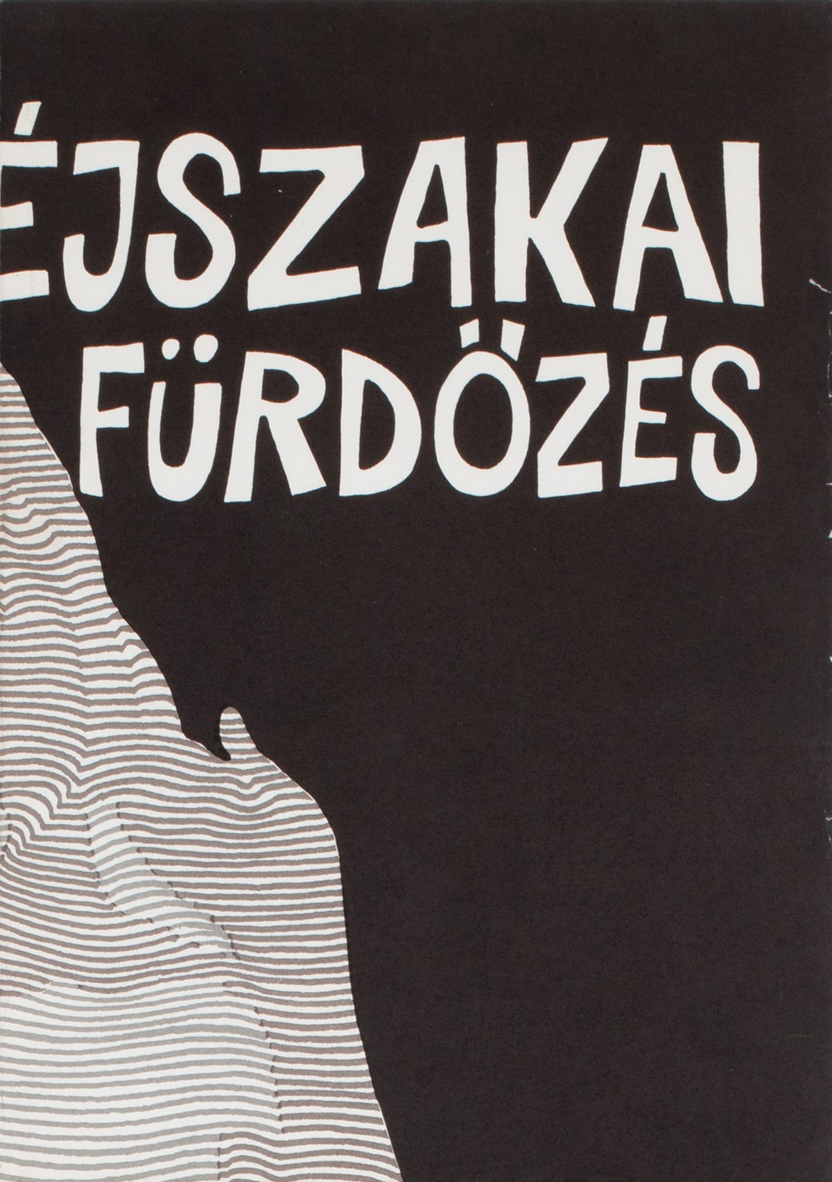 The Big Night Bathe 1981 Hungarian 1/2 Sheet Film Poster, Zoltan Kalmanchey