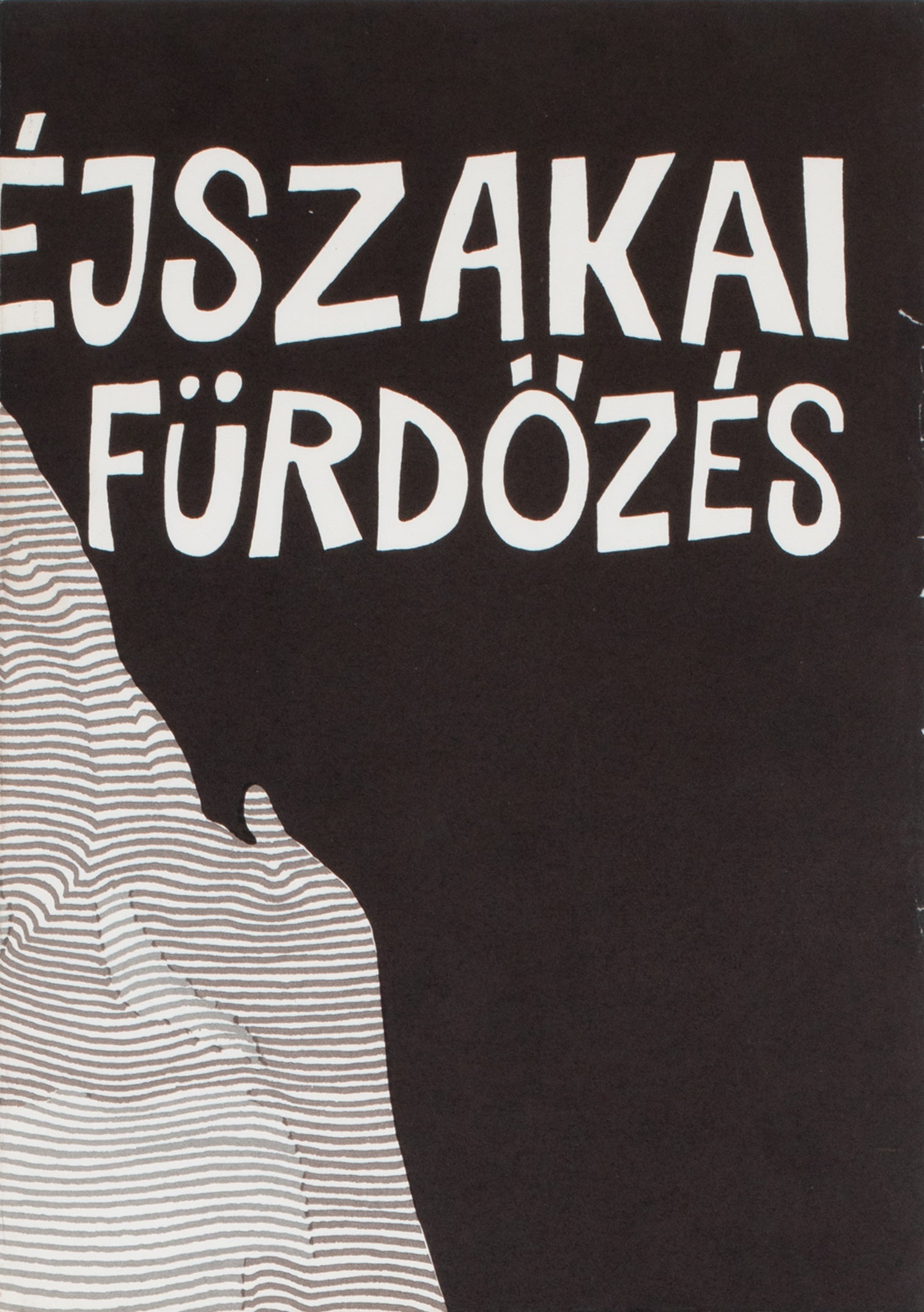 The Big Night Bathe 1981 Hungarian 1/2 Sheet Film Poster, Zoltan Kalmanchey