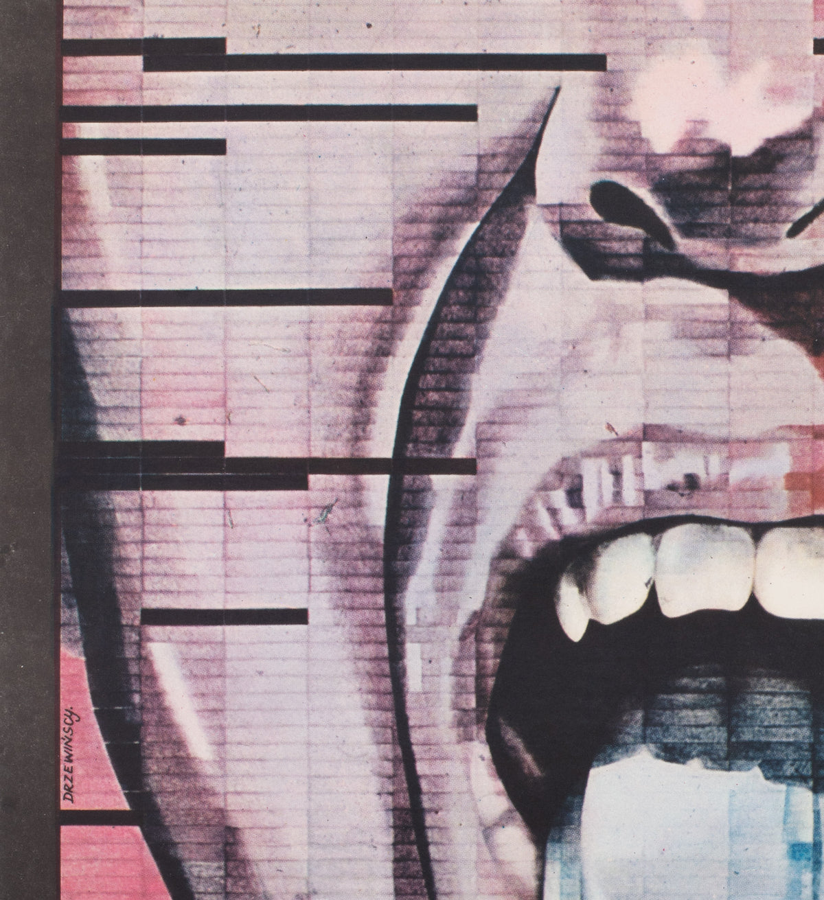 The Blues Brothers 1982 Polish B1 Film Poster, Drzewinski - detail