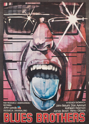 The Blues Brothers 1982 Polish B1 Film Poster, Drzewinski
