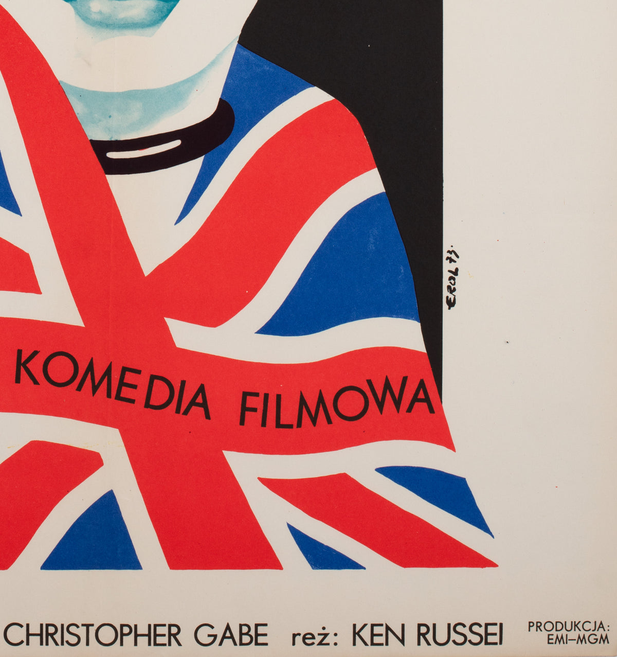 The Boyfriend 1973 Polish A1 Film Poster, Erol