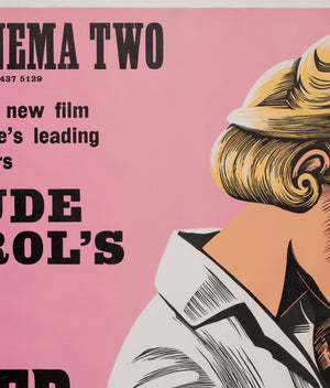 The Butcher 1972 Academy Cinema UK Quad Film Poster, Strausfeld - detail