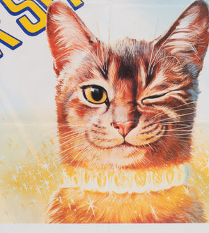 The Cat From Outer Space 1978 UK Quad Film Poster - detail