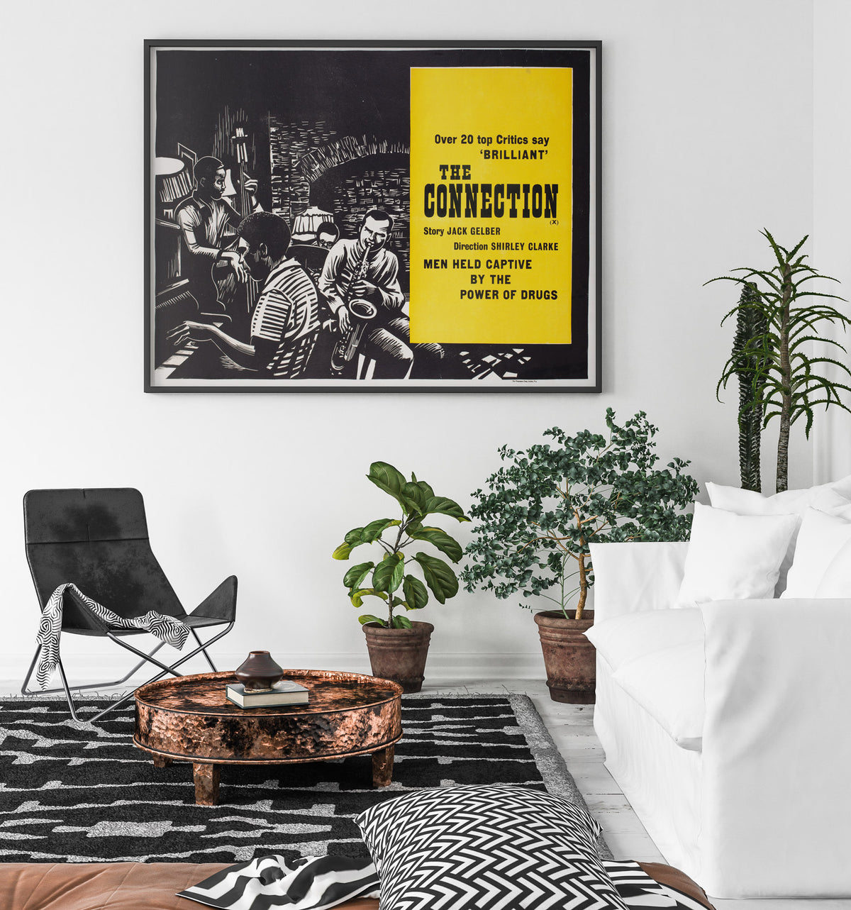 The Connection 1962 UK Quad Film Movie Poster, Peter Strausfeld  