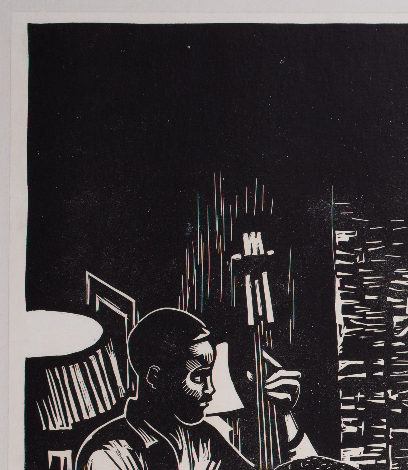 The Connection 1962 UK Quad Film Movie Poster, Peter Strausfeld  - detail